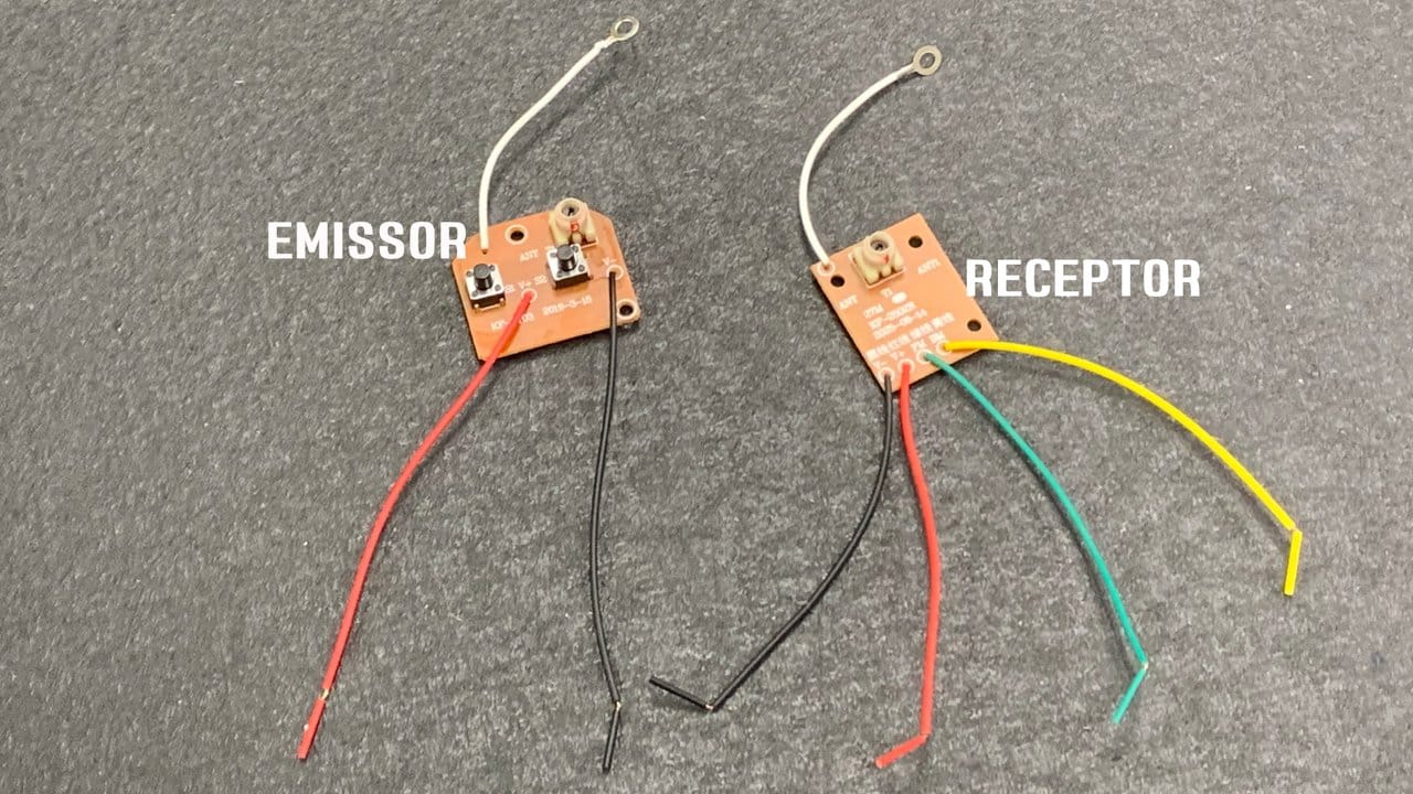 Módulos RC: emissor e receptor