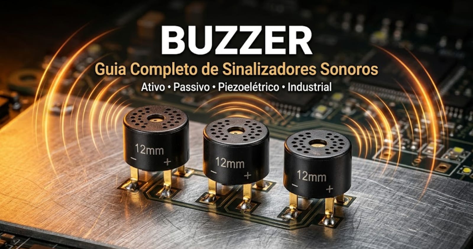 Buzzer: Guia Completo de Sinalizadores Sonoros — Ativo e Passivo