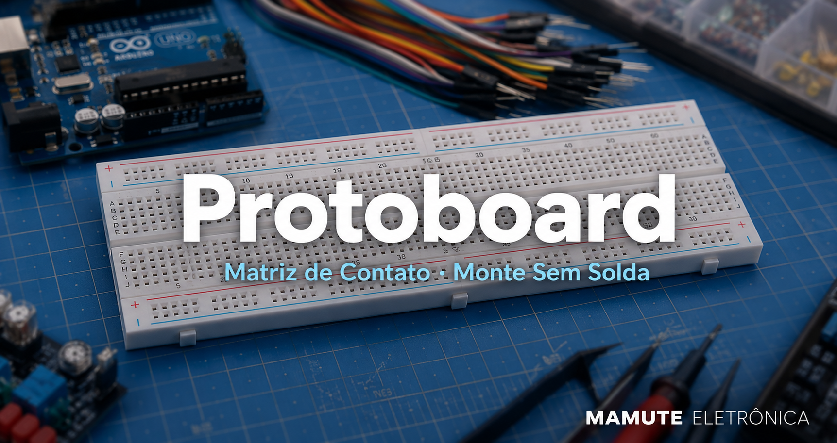 Protoboard: Matriz de Contato — Monte Circuitos Sem Solda | Eletrônica Básica