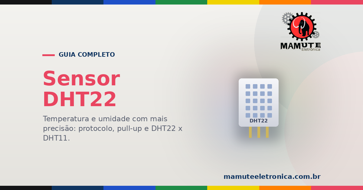 DHT22: O Guia Completo — Temperatura, Umidade, Pull-up e DHT22 x DHT11