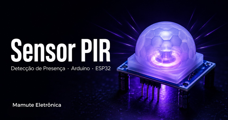 Sensor PIR de Presença: Como Funciona, Como Ligar no Arduino e ESP32 — Guia Completo