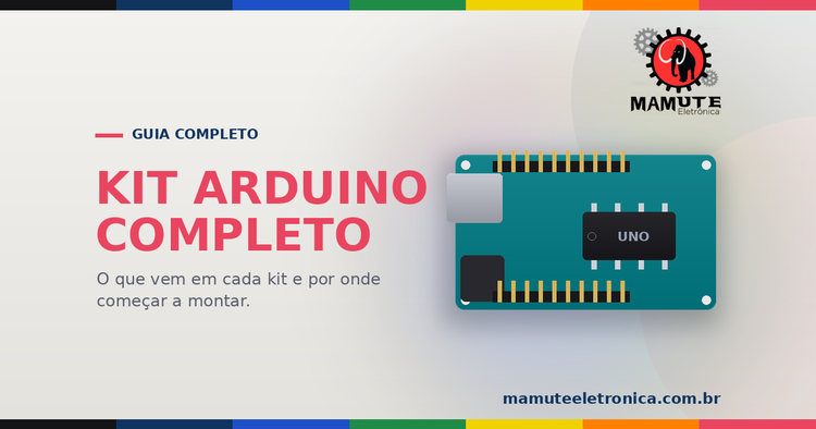 Kit Arduino Completo + Livro "Arduino para Todos": Comece do Zero com Tudo Pronto
